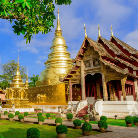 Tempel oude stad Chiang Mai